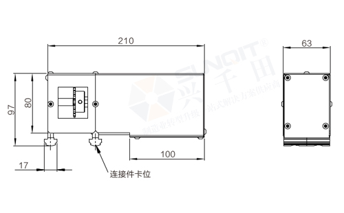 電絞車(chē)(鏈條版)尺寸圖